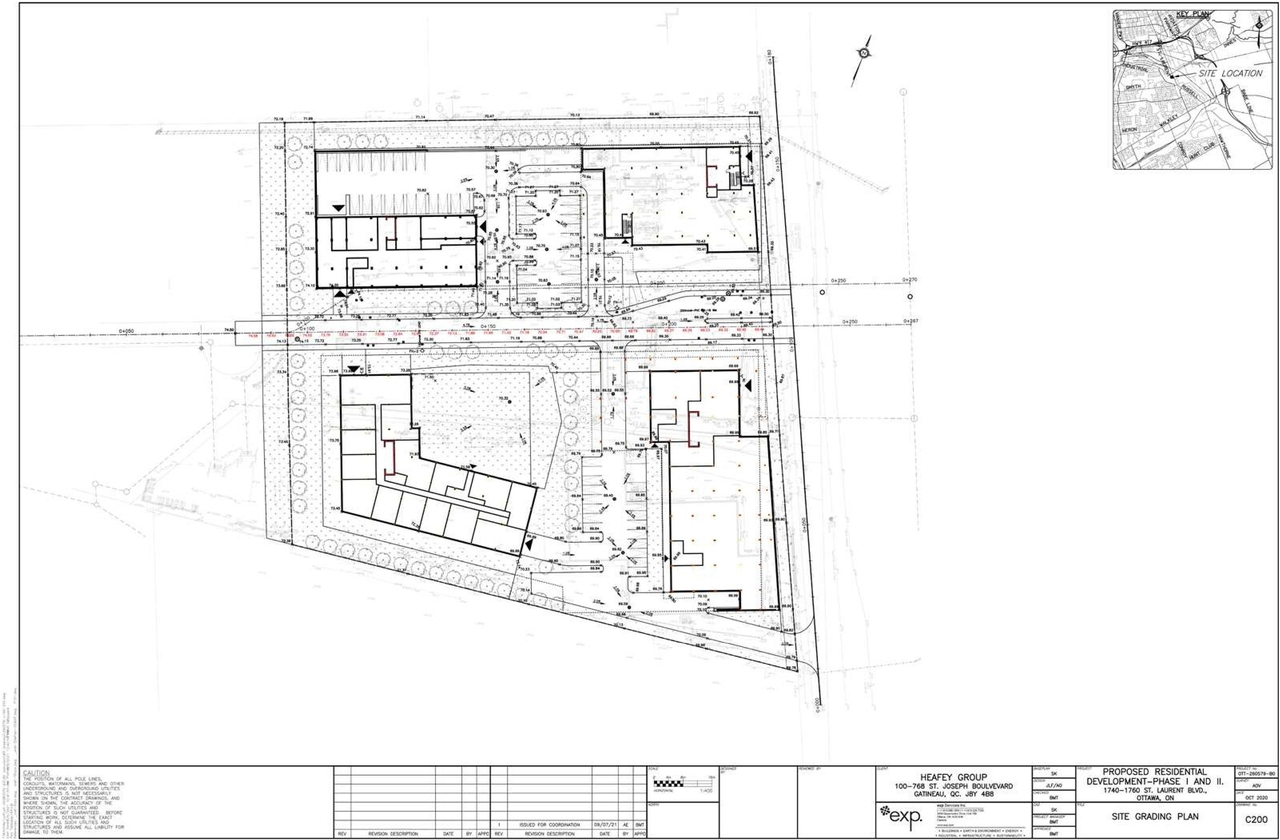 Construction site plan for project from page 14 of the file '2021-10-27 - DESIGN BRIEF - D02-02-21-0137'
