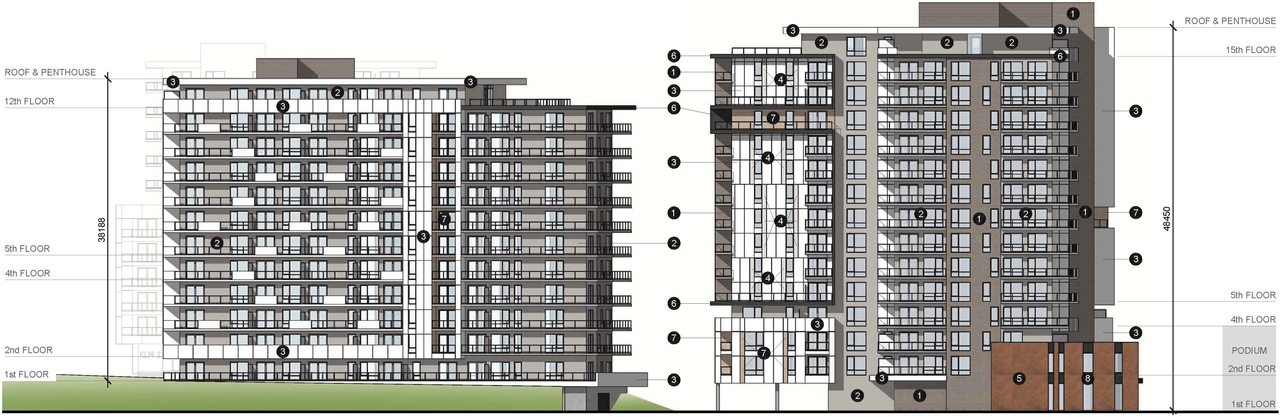 Rendering of building from page 58 of the file '2021-10-27 - DESIGN BRIEF - D02-02-21-0137'