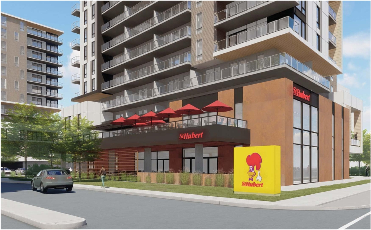 Rendering of building from page 74 of the file '2021-10-27 - DESIGN BRIEF - D02-02-21-0137'