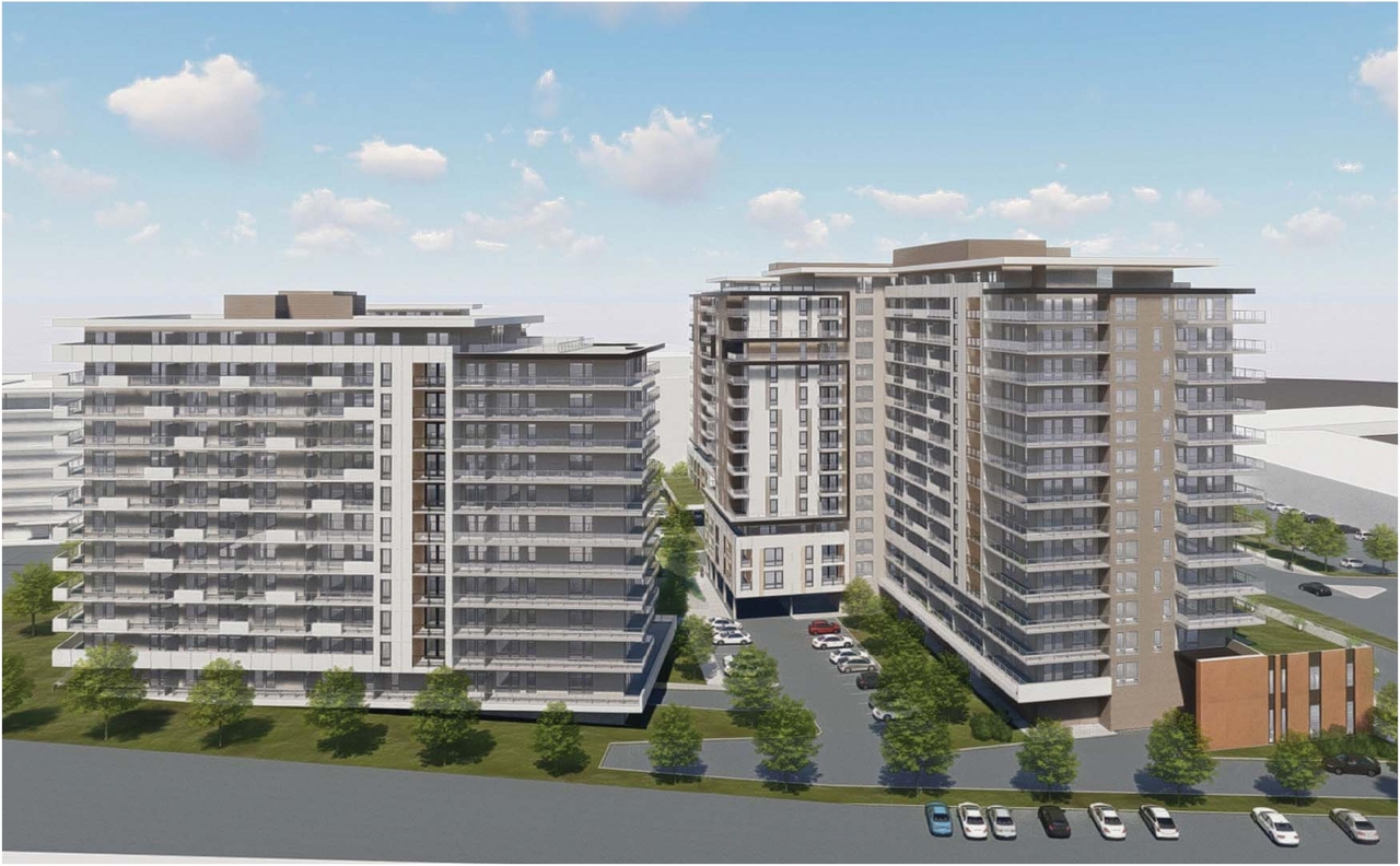 Rendering of building from page 77 of the file '2021-10-27 - DESIGN BRIEF - D02-02-21-0137'