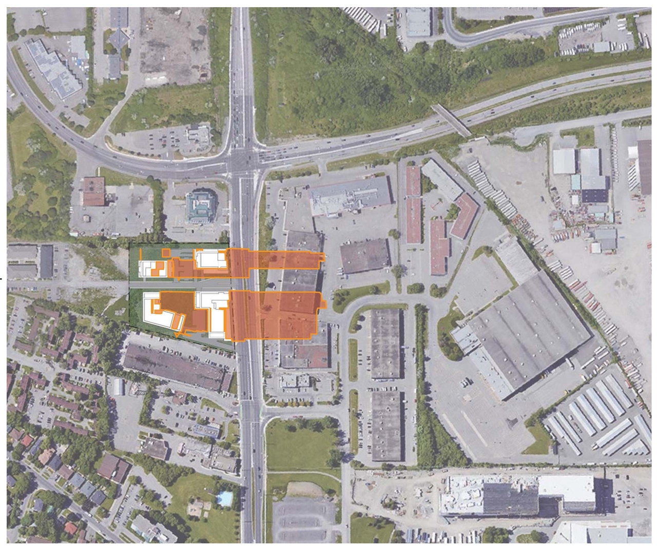 Construction site plan for project from page 101 of the file '2021-10-27 - DESIGN BRIEF - D02-02-21-0137'