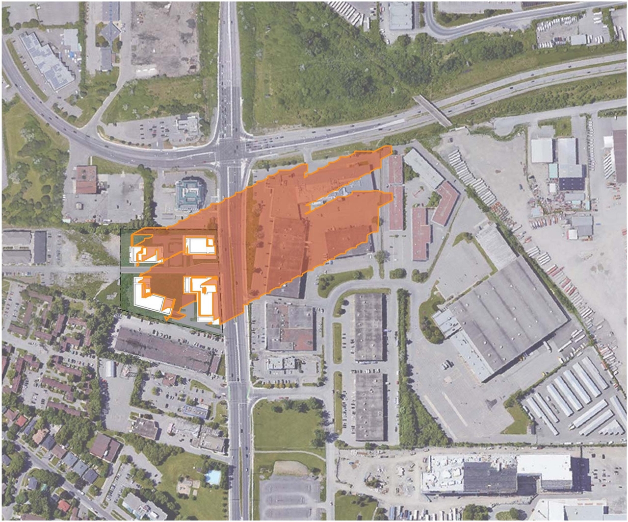 Construction site plan for project from page 110 of the file '2021-10-27 - DESIGN BRIEF - D02-02-21-0137'