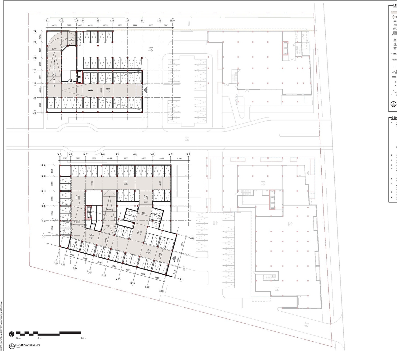 Construction site plan for project from page 16 of the file '2021-10-27 - DESIGN BRIEF - D02-02-21-0137'