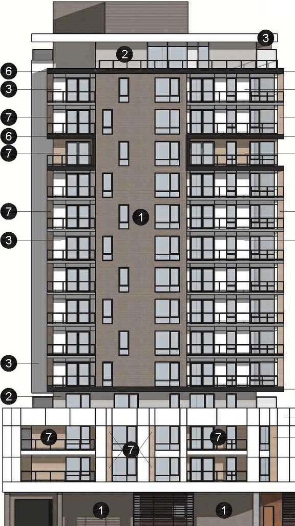 Construction site plan for project from page 63 of the file '2021-10-27 - DESIGN BRIEF - D02-02-21-0137'
