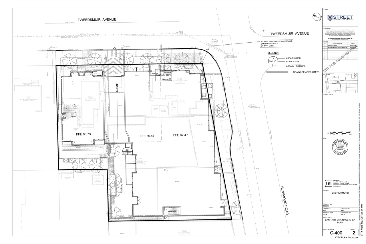 Construction site plan for project from page 35 of the file '2023-04-25 - Design Brief -D02-02-21-0138'