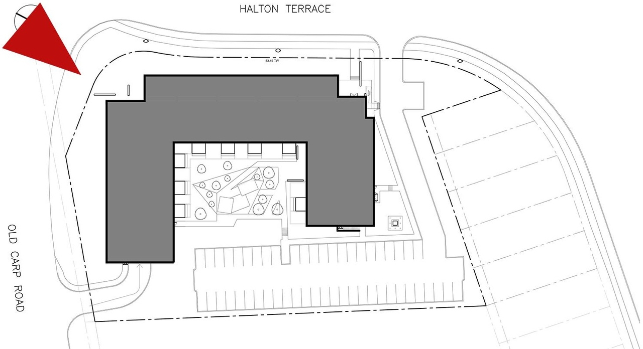 Construction site plan for project from page 4 of the file '2021-11-03 - Renders - D02-02-21-0140'