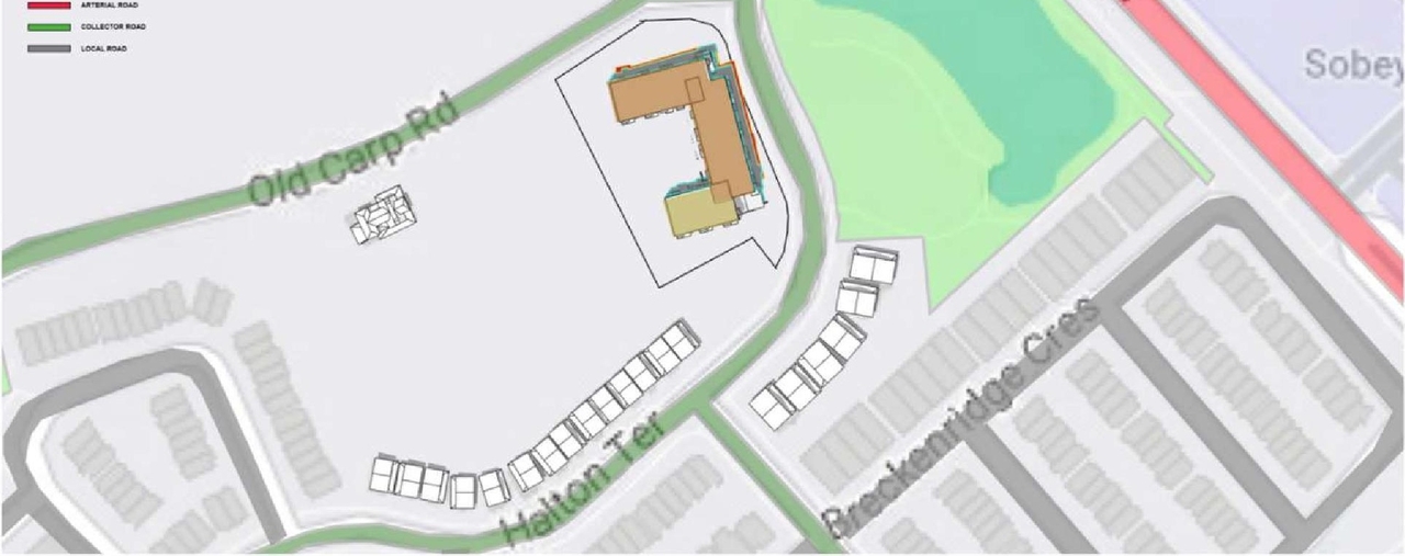 Construction site plan for project from page 28 of the file '2024-05-03 - Urban Design Brief - D02-02-21-0140'