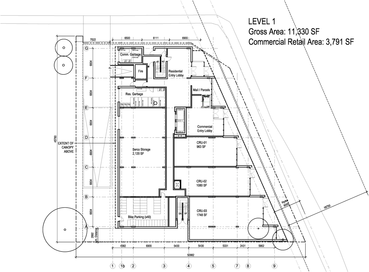 Floor plan for project from page 2 of the file '2021-11-24 - Parking Floor Plans - D02-02-21-0145'