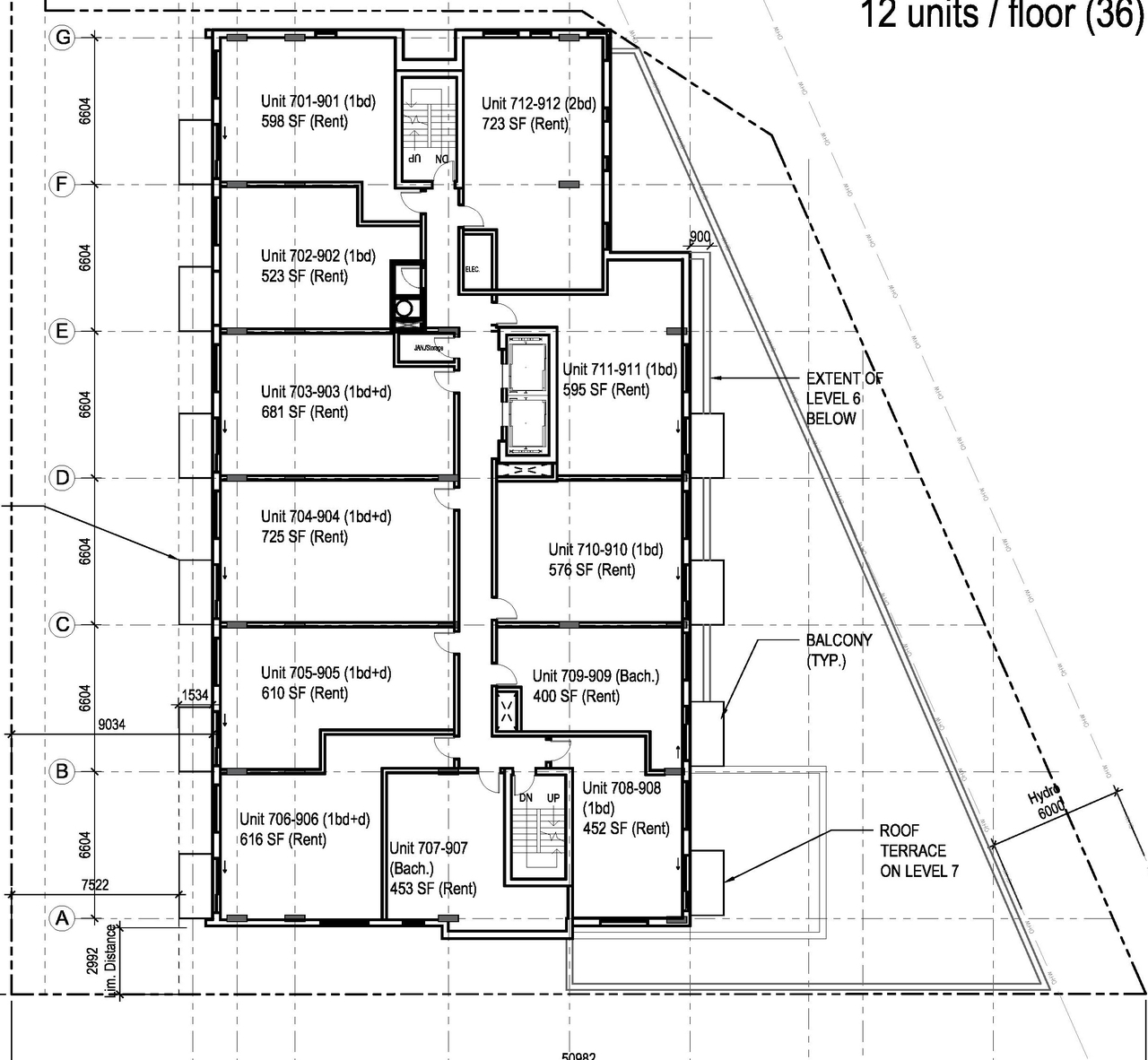 Floor plan for project from page 5 of the file '2021-11-24 - Parking Floor Plans - D02-02-21-0145'