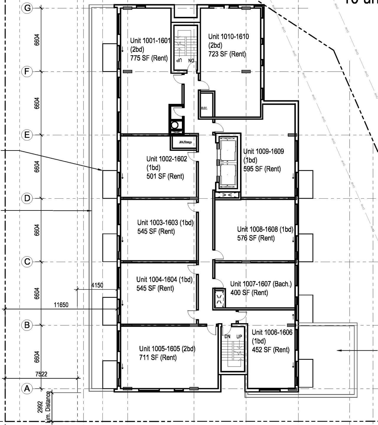 Floor plan for project from page 6 of the file '2021-11-24 - Parking Floor Plans - D02-02-21-0145'
