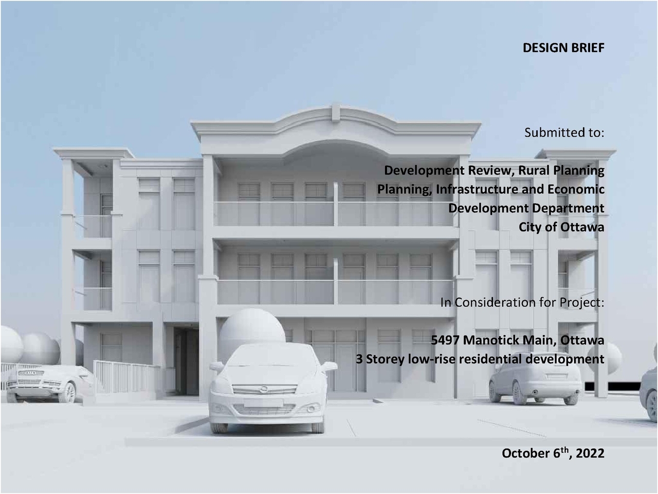 Rendering of building from page 1 of the file '2023-01-06 - Design Brief - D02-02-21-0150'