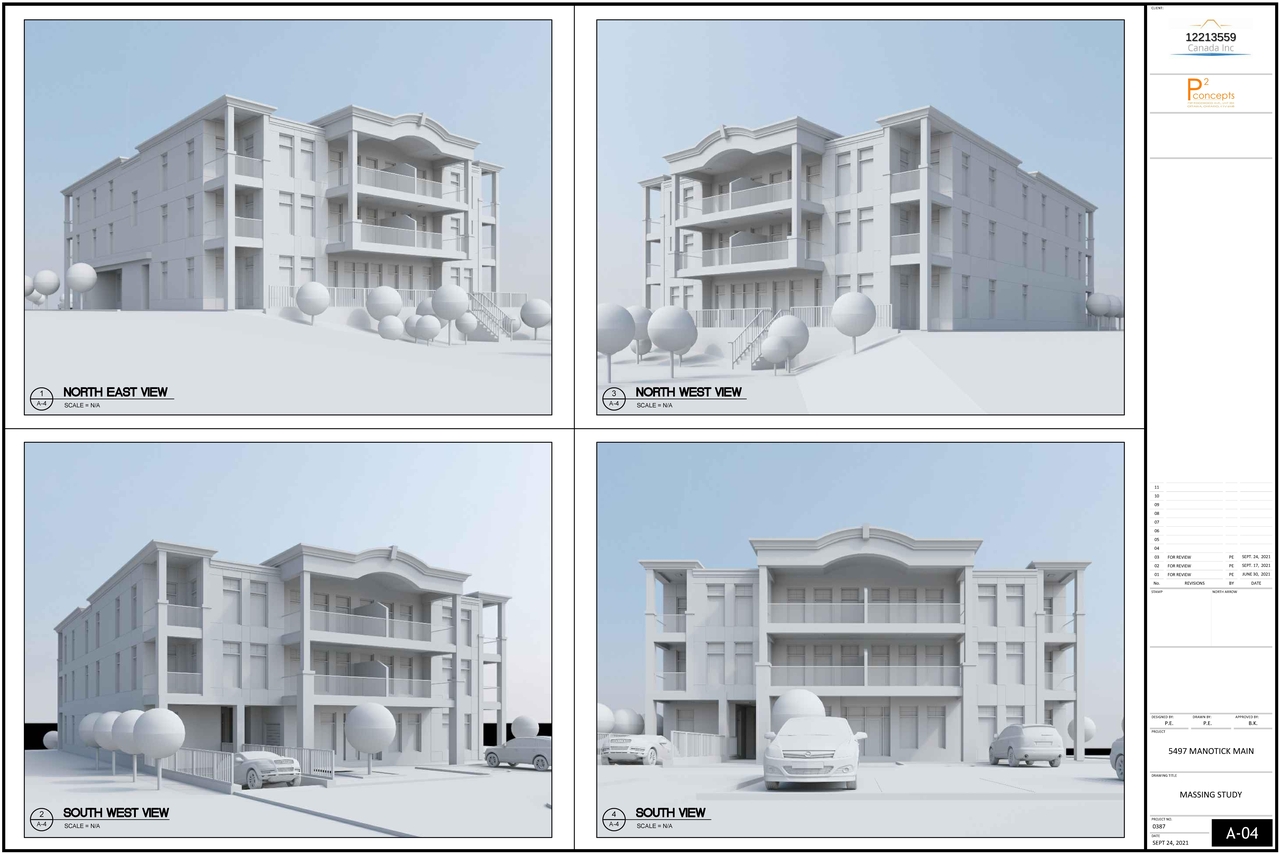 Rendering of building from page 28 of the file '2021-12-07 - Design Brief - D02-02-21-0150'