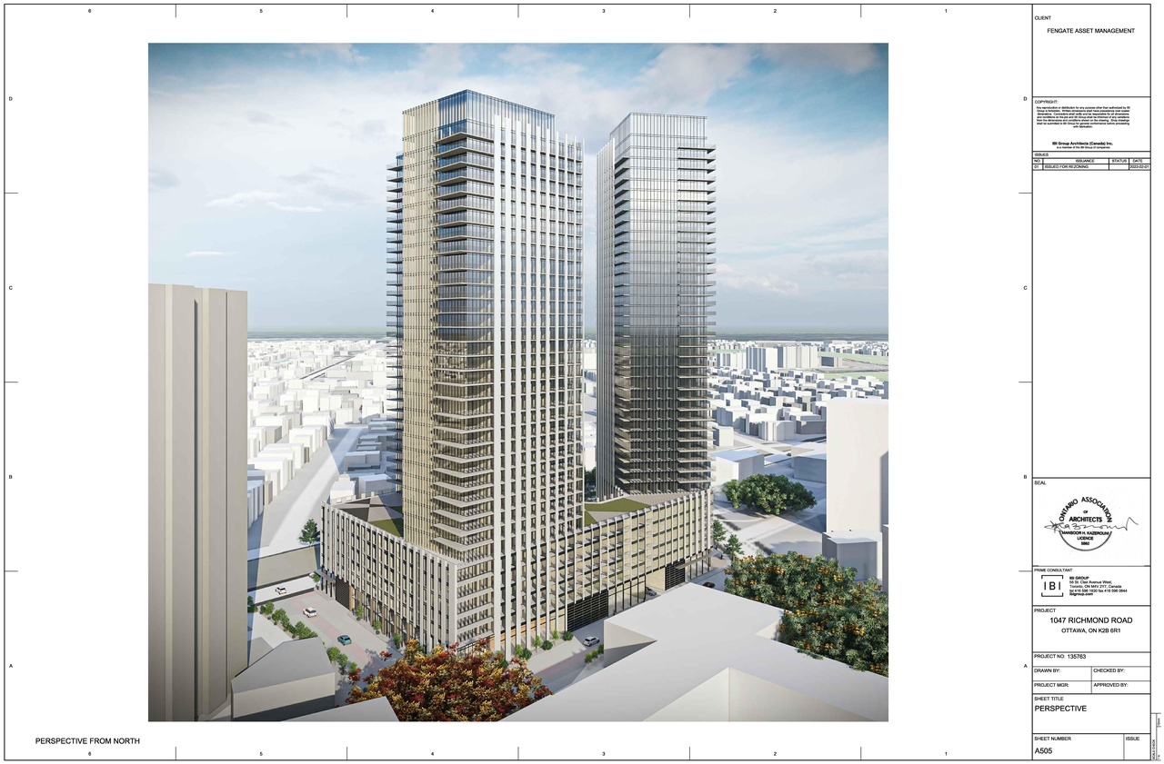 Rendering of building from page 5 of the file '2022-02-04 - Renderings - D02-02-22-0012'