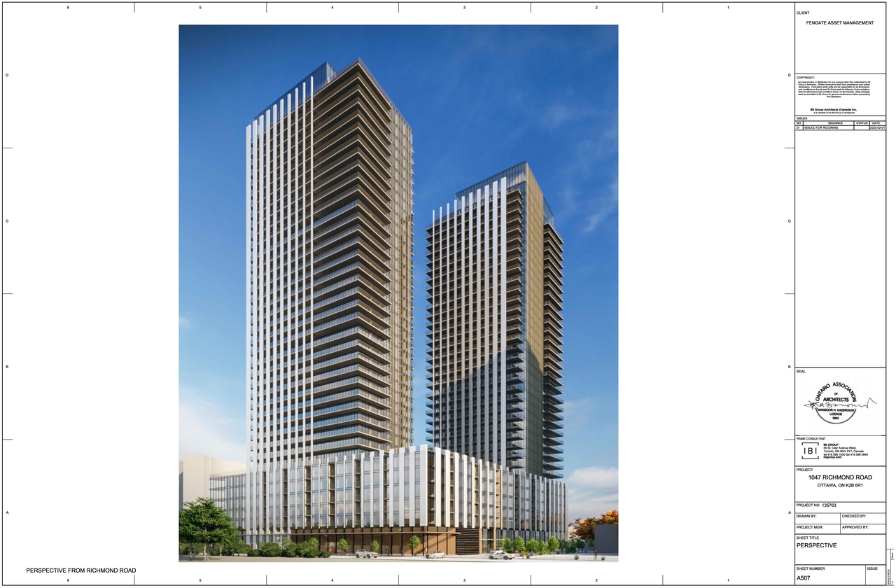 Rendering of building from page 7 of the file '2022-02-04 - Renderings - D02-02-22-0012'