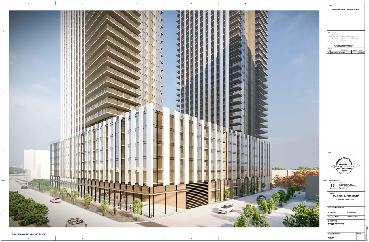 Rendering of building from page 9 of the file '2022-02-04 - Renderings - D02-02-22-0012'