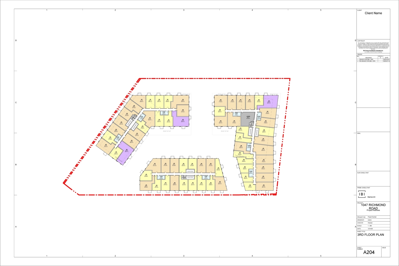 Construction site plan for project from page 11 of the file '2023-07-25 - Site Plan & Floor Plans - D02-02-22-0012'