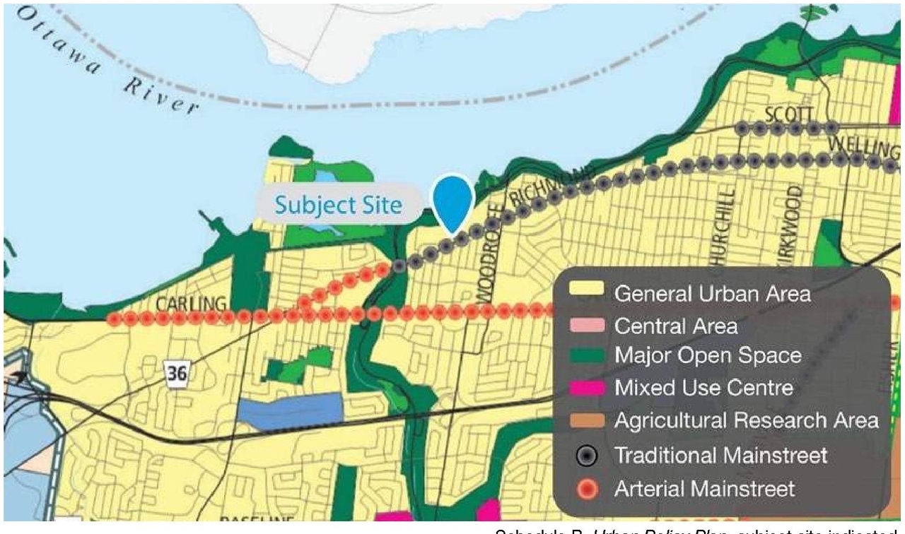 Construction site plan for project from page 8 of the file '2022-03-30 - UDRP Presentation - D02-02-22-0012'