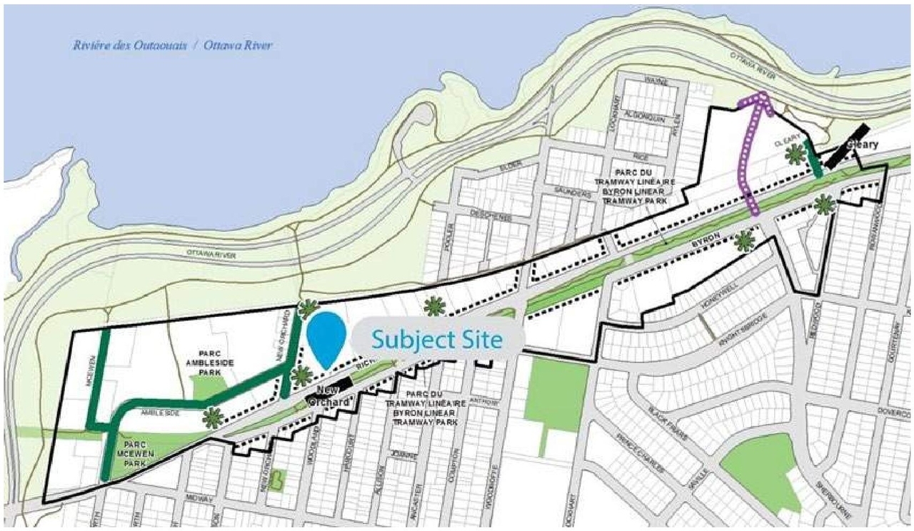 Construction site plan for project from page 9 of the file '2022-03-30 - UDRP Presentation - D02-02-22-0012'