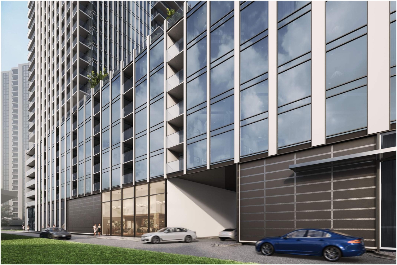 Rendering of building from page 33 of the file '2022-03-30 - UDRP Presentation - D02-02-22-0012'