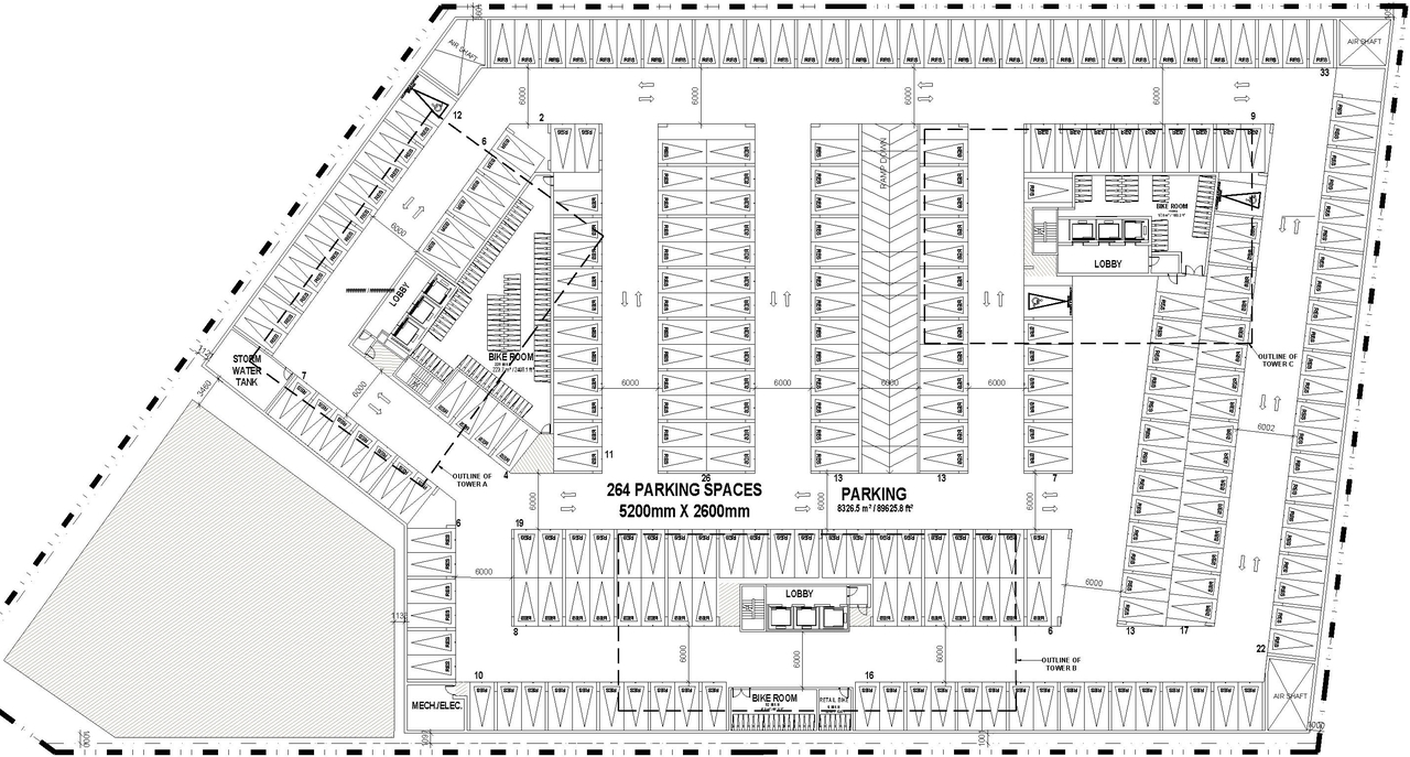 Floor plan for project from page 37 of the file '2022-03-30 - UDRP Presentation - D02-02-22-0012'