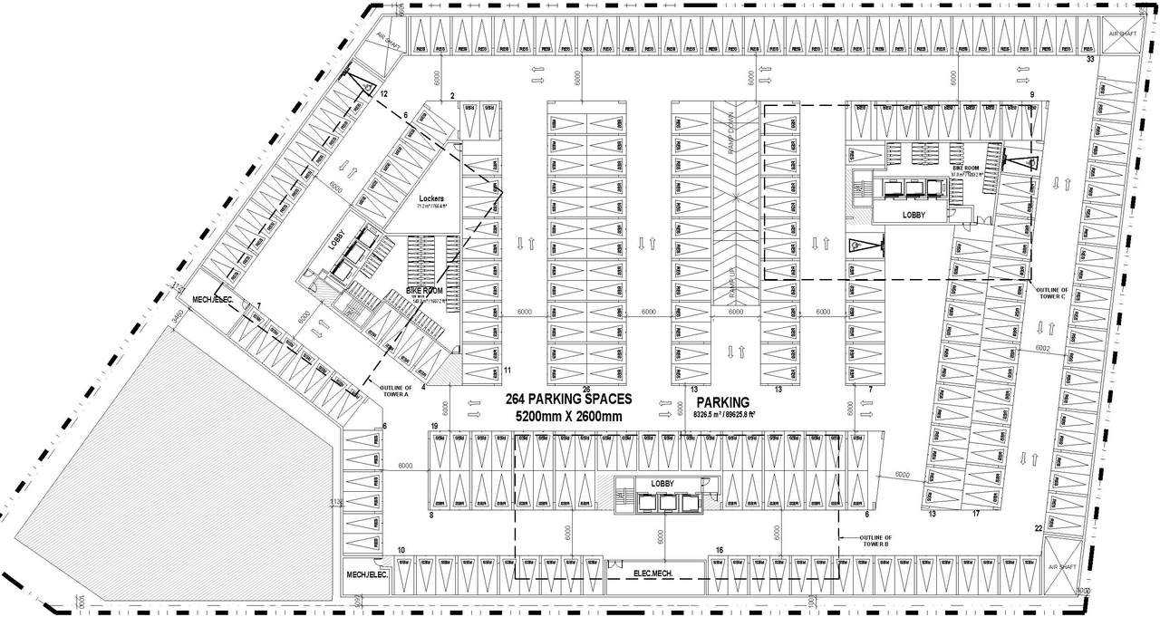Floor plan for project from page 38 of the file '2022-03-30 - UDRP Presentation - D02-02-22-0012'