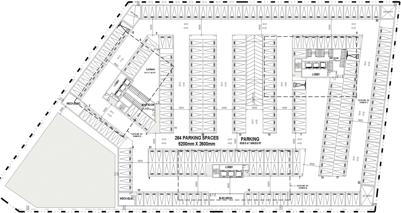 Floor plan for project from page 39 of the file '2022-03-30 - UDRP Presentation - D02-02-22-0012'