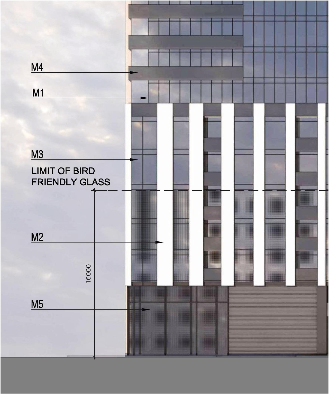 Rendering of building from page 45 of the file '2022-03-30 - UDRP Presentation - D02-02-22-0012'