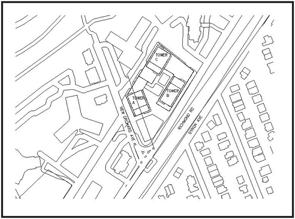 Construction site plan for project from page 46 of the file '2022-03-30 - UDRP Presentation - D02-02-22-0012'