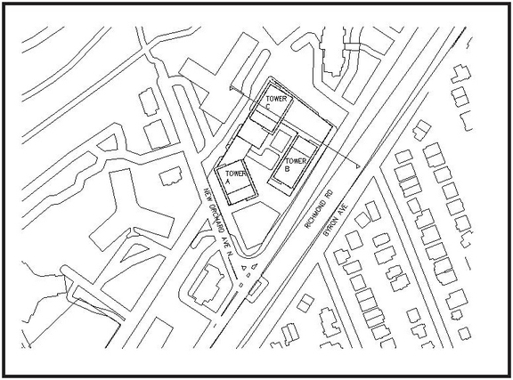 Construction site plan for project from page 47 of the file '2022-03-30 - UDRP Presentation - D02-02-22-0012'