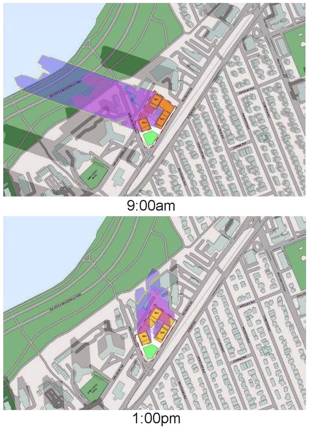 Construction site plan for project from page 55 of the file '2022-03-30 - UDRP Presentation - D02-02-22-0012'