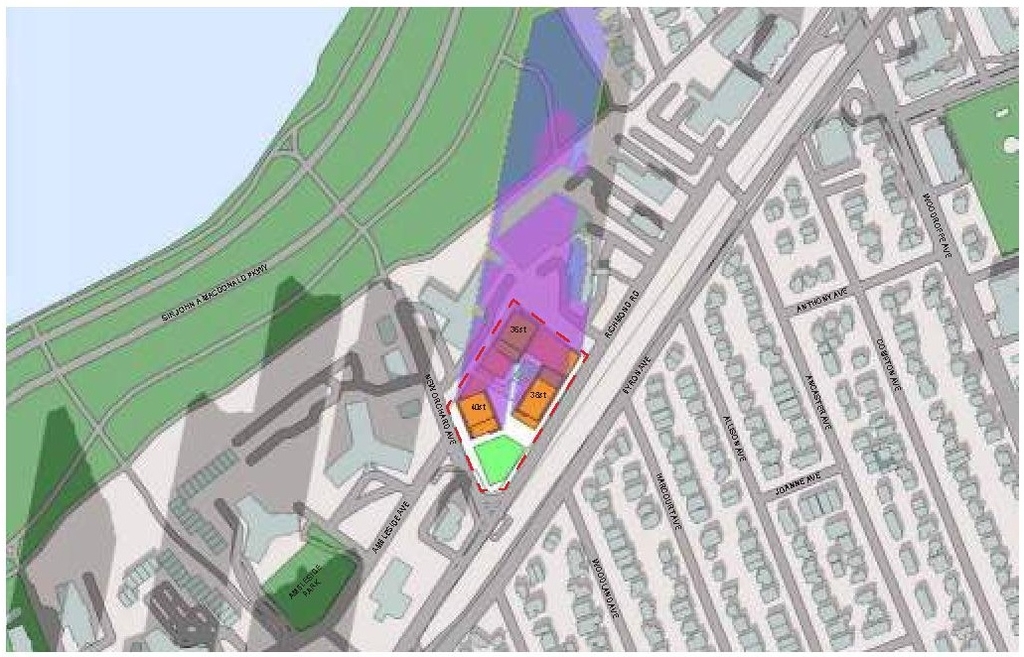 Construction site plan for project from page 56 of the file '2022-03-30 - UDRP Presentation - D02-02-22-0012'