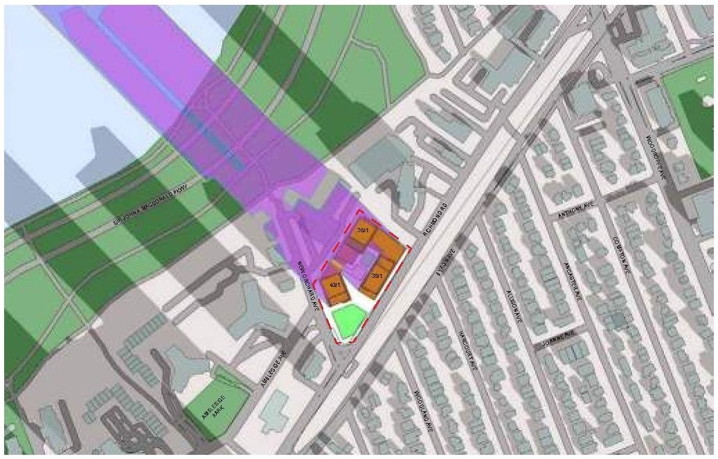 Construction site plan for project from page 56 of the file '2022-03-30 - UDRP Presentation - D02-02-22-0012'
