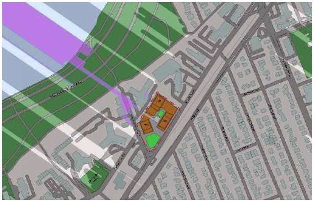 Construction site plan for project from page 56 of the file '2022-03-30 - UDRP Presentation - D02-02-22-0012'