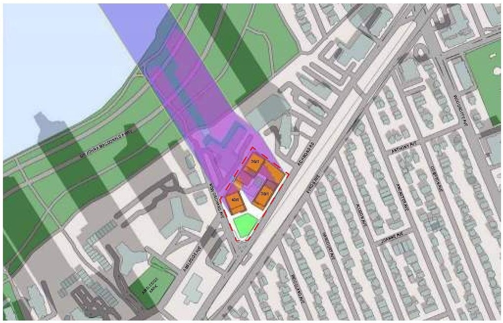 Construction site plan for project from page 56 of the file '2022-03-30 - UDRP Presentation - D02-02-22-0012'