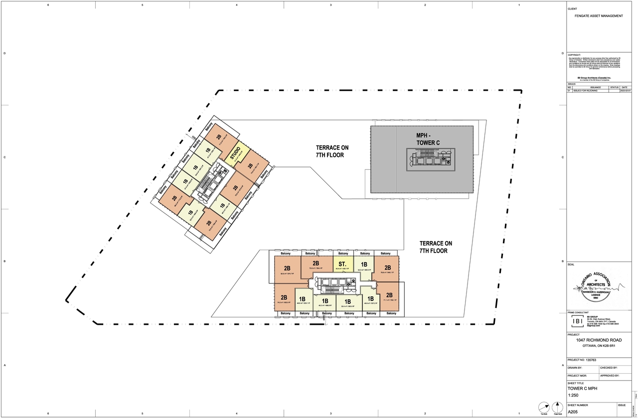 Floor plan for project from page 12 of the file '2022-02-04 - Site Plan, Floor Plans, and Parking Plan - D02-02-22-0012'