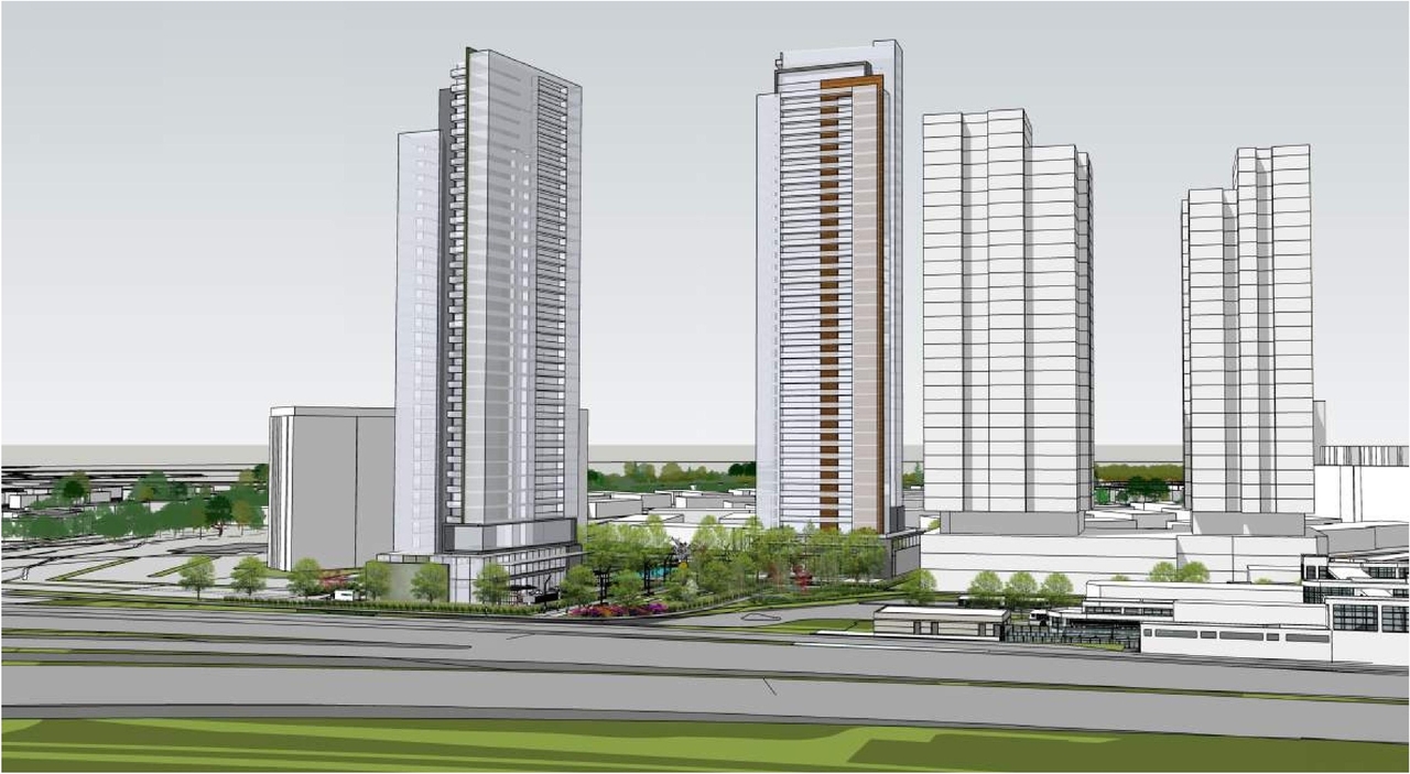 Rendering of building from page 1 of the file '2023-12-21 - Urban Design Review Drawing Package - D02-02-22-0025'