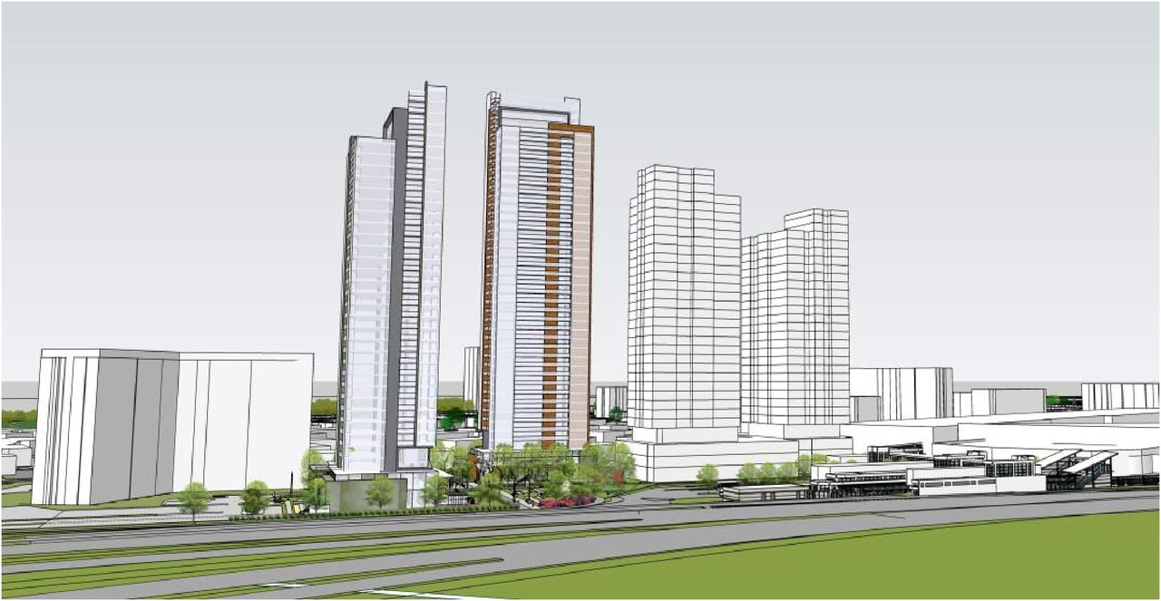 Rendering of building from page 5 of the file '2023-12-21 - Urban Design Review Drawing Package - D02-02-22-0025'