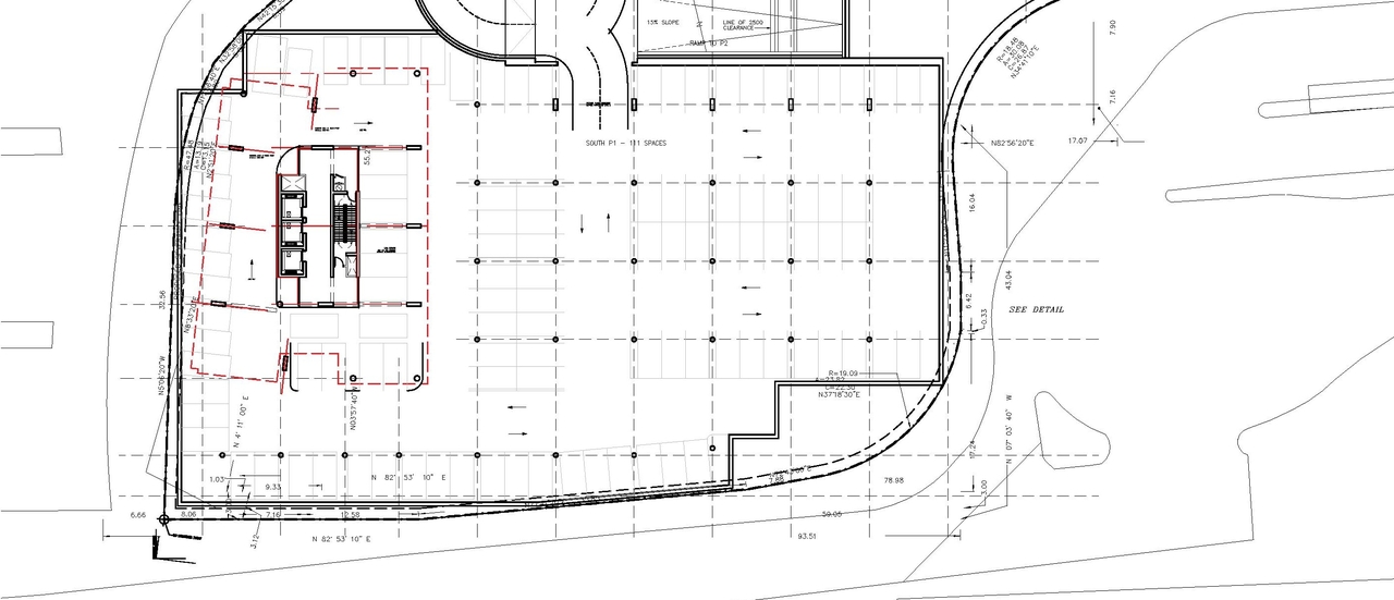 Construction site plan for project from page 18 of the file '2023-12-21 - Urban Design Review Drawing Package - D02-02-22-0025'