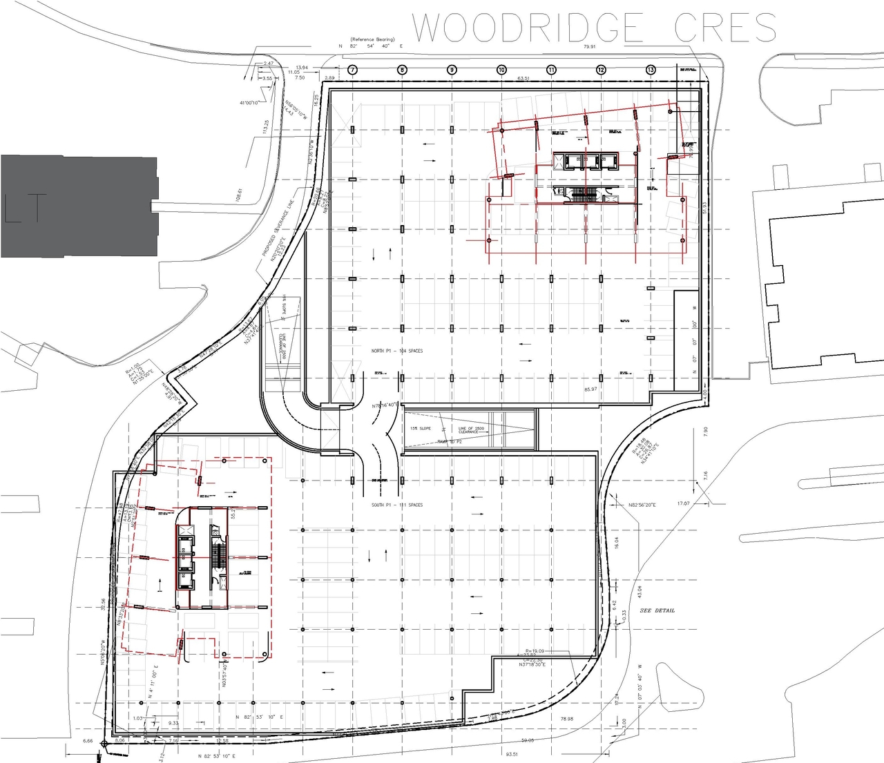 Construction site plan for project from page 18 of the file '2023-12-21 - Urban Design Review Drawing Package - D02-02-22-0025'