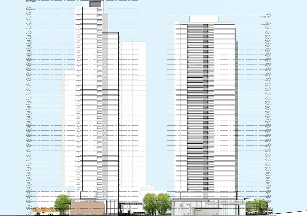 Rendering of building from page 19 of the file '2023-12-21 - Urban Design Review Drawing Package - D02-02-22-0025'