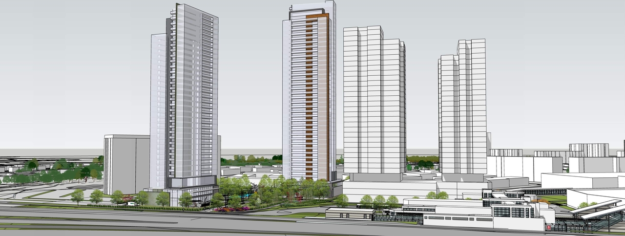 Rendering of building from page 32 of the file '2023-12-21 - Urban Design Review Drawing Package - D02-02-22-0025'
