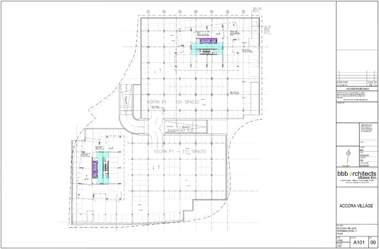 Construction site plan for project from page 6 of the file '2022-12-02 - Drawings and Design Studies - D02-02-22-0025'
