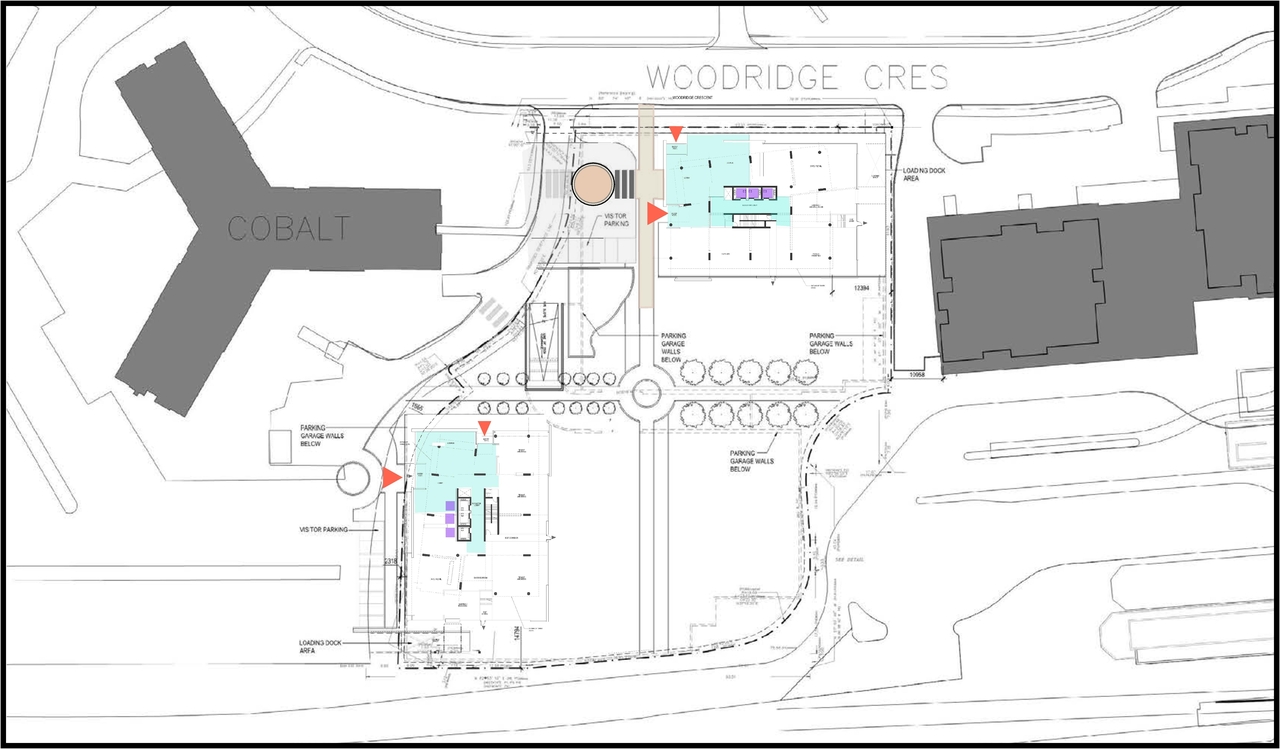 Construction site plan for project from page 11 of the file '2022-12-02 - Drawings and Design Studies - D02-02-22-0025'