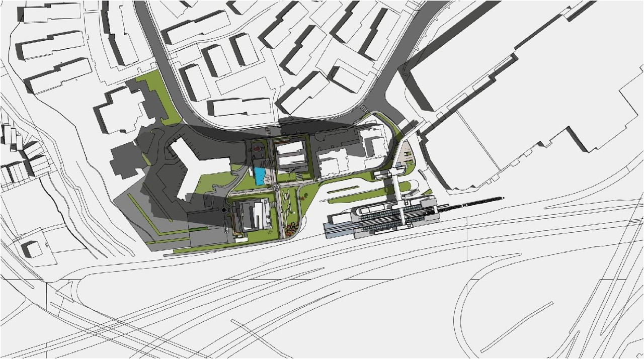 Construction site plan for project from page 39 of the file '2022-12-02 - Drawings and Design Studies - D02-02-22-0025'