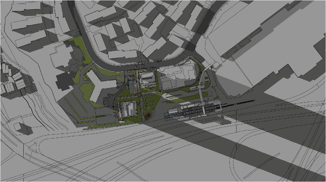 Construction site plan for project from page 42 of the file '2022-12-02 - Drawings and Design Studies - D02-02-22-0025'