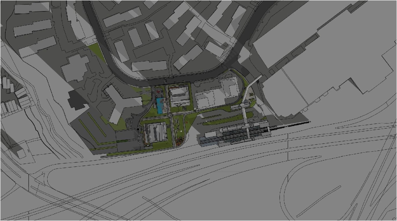 Construction site plan for project from page 43 of the file '2022-12-02 - Drawings and Design Studies - D02-02-22-0025'