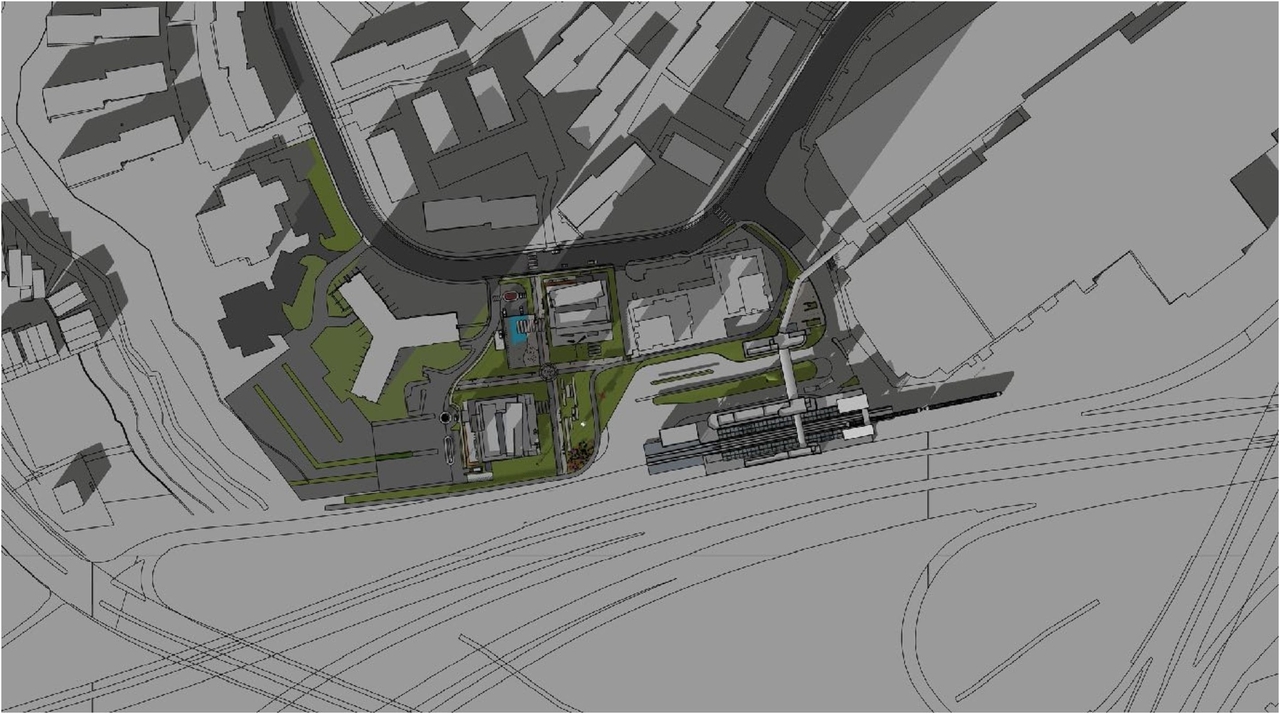 Construction site plan for project from page 44 of the file '2022-12-02 - Drawings and Design Studies - D02-02-22-0025'