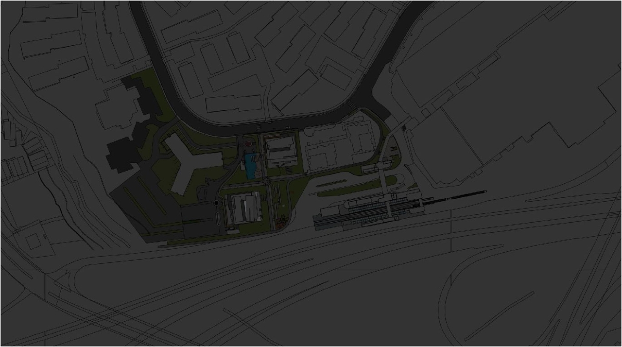 Construction site plan for project from page 45 of the file '2022-12-02 - Drawings and Design Studies - D02-02-22-0025'