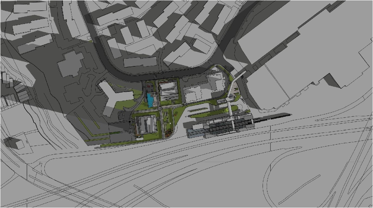 Construction site plan for project from page 46 of the file '2022-12-02 - Drawings and Design Studies - D02-02-22-0025'