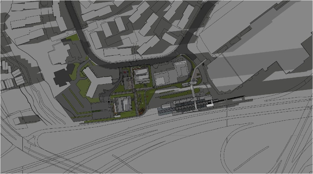 Construction site plan for project from page 48 of the file '2022-12-02 - Drawings and Design Studies - D02-02-22-0025'